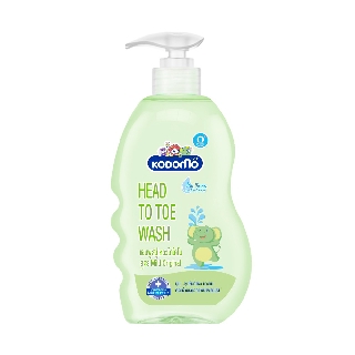 KODOMO Mild Original แชมพู สบู่เหลว โคโดโม Head to Toe Wash ขวดปั๊ม 400 มล.