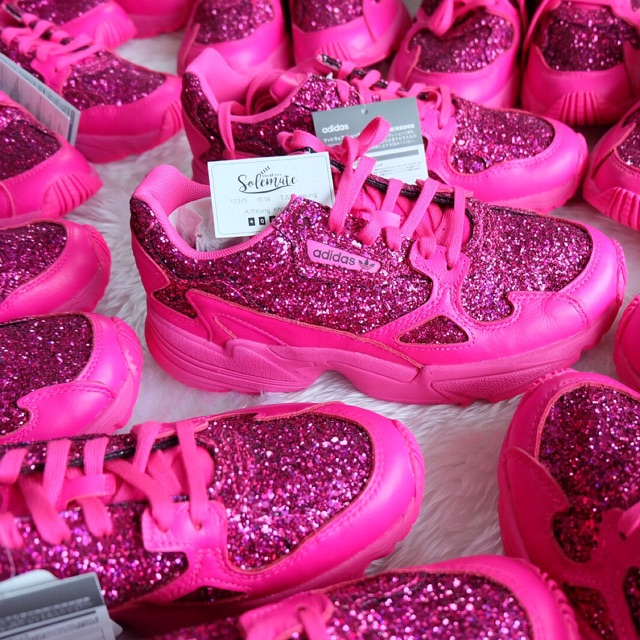 adidas pink sparkle shoes