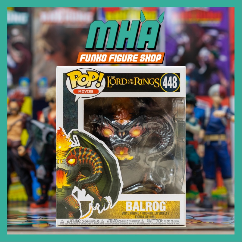 Funko Pop Movies ของแท้ The Lord of the Rings - Balrog รุ่น 6 นิ้ว 448