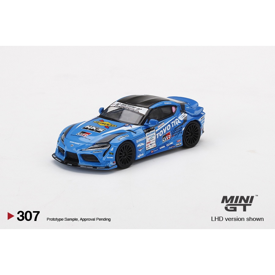 MINI GT 1/64 : MGT00307-D1 : HKS Toyota GR Supra No.77 FAT FIVE RACING 2020 D1 Grand Prix Japan Excl