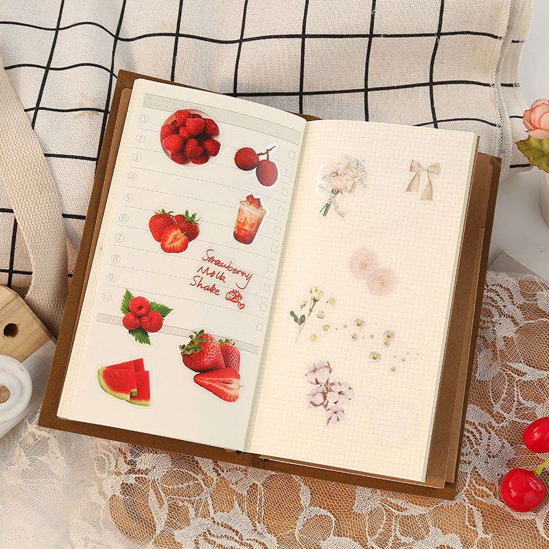 สติกเกอร์ PVC ลายดอกไม้ สําหรับตกแต่งสมุดภาพ เครื่องเขียน diy จํานวน 1 แผ่น ราคา ถูกที่สุด ดีลบีเคเค แกลเลอรีภาพที่ 7