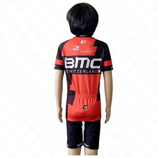 Lee Bicycle ชุดปันจักรยานเด็ก ลายทีม BMC (D3) ราคาถูก ราคาส่ง