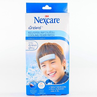 3M Nexcare Cooling Fever Patch เด็กโตและผู้ใหญ่ 6 ชิ้น/ 1 กล่อง แผ่นเจลลดไข้ สำหรับเด็กโตและผู้ใหญ่