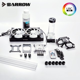 Barrow B240 SPB17 ARGB Aurora Hard Tube (14mm) Water Cooling Kit (จัดส่งในไทย รับประกัน 1 ปี)