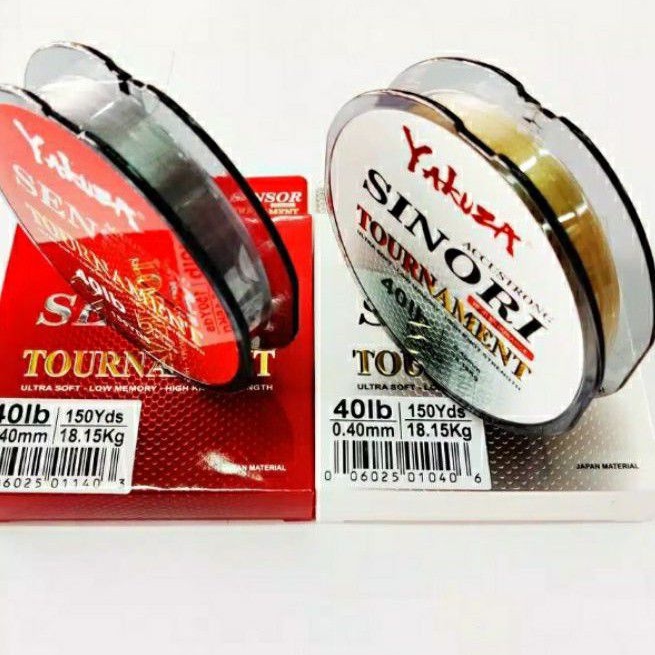YAKUZA Yakuza Sensor & สาย Sinori 150Yds เข้มต่อต้านริ้วรอย และสายจมที่ดีที่สุด