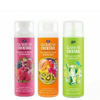 Caribbean Cocktail Bubble Bath ฟองเยอะ นุ่นมาก แคริบเบี่ยน ค็อกเทล บับเบิ้ล บาธ 300 ml