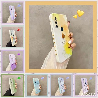 เคส vivo V15PRO เคส vivo V15 ภาพวาดสีน้ํามันรูปการ์ตูนสร้างสรรค์ Case