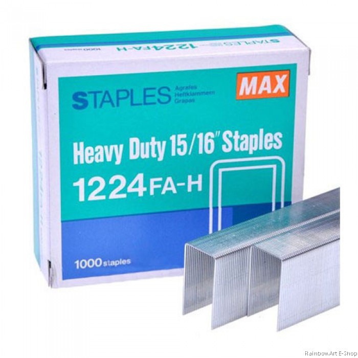 MAX 1224 ลวดเย็บกระดาษ FA-H Heavy Duty / ลวดเย็บกระดาษ HD 12N24 23/24