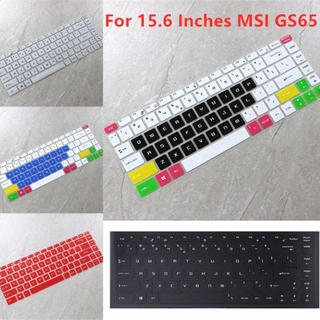 เคสคีย์บอร์ดซิลิโคนนิ่ม แบบบางพิเศษ สําหรับแล็ปท็อป 15.6 นิ้ว MSI GS65 I7