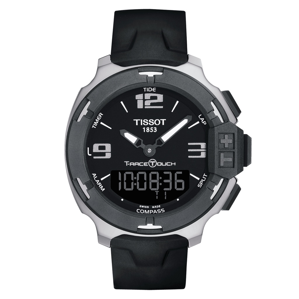Tissot T-Race Touch ทิสโซต์ ที-เรซ ทัช T0814201705701 สีดำ ดำ นาฬิกาผู้ชาย