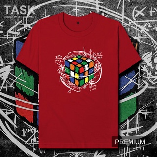 T-shirt  ชุด Unbounded Rubik s Cube เกมสนุกรูปแบบผ้าฝ้ายแขนสั้นเสื้อยืดผู้ชายและผู้หญิงฤดูร้อนเสื้อยืดพิมพ์อินเทรนด์ Bot