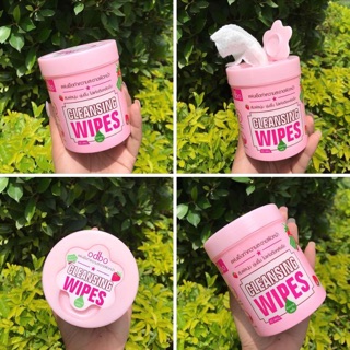 ทิชชู่เปียกเช็ดเครื่องสำอางค์ odbo 🍓🍓 **ของแท้**/พร้อมส่ง* Odbo​ Cleansing Wipes