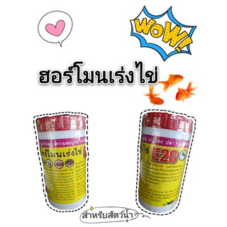 ฮอร์โมนเร่งไข่ บำรุงรังไข่ ปลา กุ้ง กบ ตะพาบ ทุกขนาดอายุ