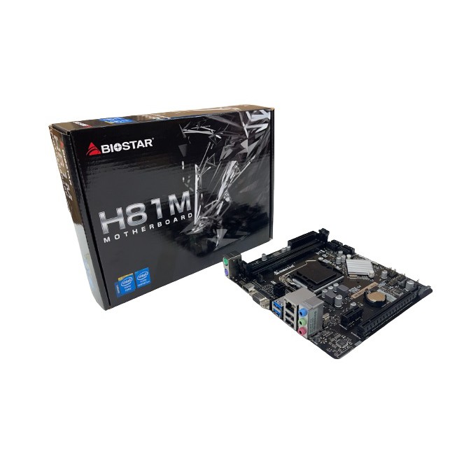 MAINBOARD  BIOSTAR H81MHV3 LGA1150 (รับประกัน3ปี)