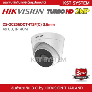 Hikvision DS-2CE56D0T-IT3F(C) 3.6mm 2MP