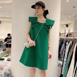 🌈🌿🌺🌼🌸💚🤎🇰🇷Cotton Sleeveless Mini Dress