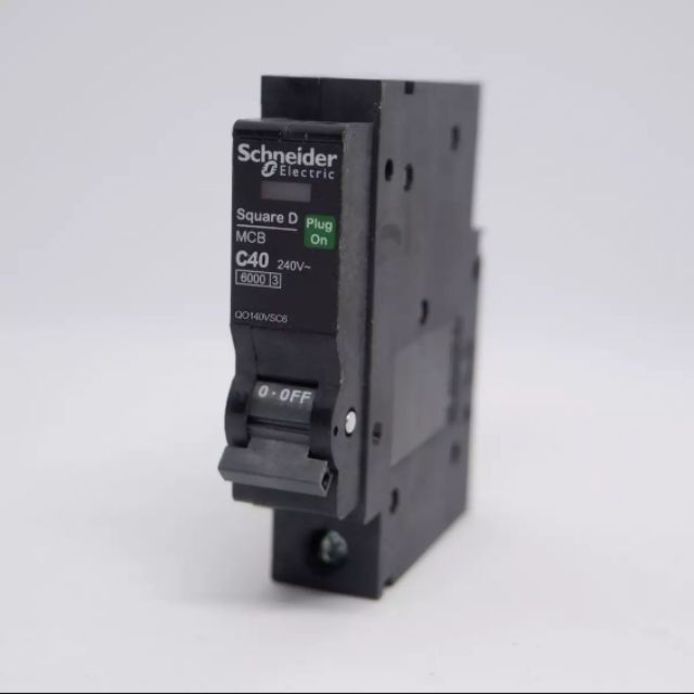 ลูกย่อยเซอร์กิตเบรกเกอร์ QO140VSC6T 1P 40A 240V 6KA Sub-circuit breaker QO140VSC6T 1P 40A 240V 6KA