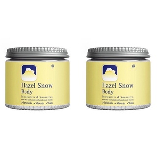 ฟูจิ เฮเซล สโนว์ บอดี้ มอยเจอร์ไรเซอร์ แอนด์ ซันสกรีน 450 ก.( 2 กระปุก ) FUJI HAZEL SNOW BODY MOISTURIZER &amp; SUNSCREEN