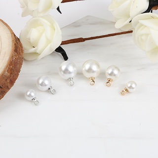 [10ชิ้น] 6/8/10มิลลิเมตรมุกจี้ หน้าท้อง วัสดุสร้อยคอสร้อยข้อ…