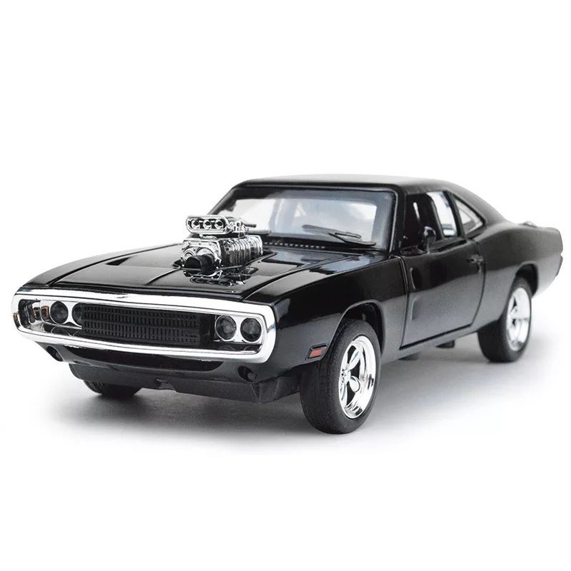ส่งจากไทย‼️โมเดลรถเหล็ก Dodge charger มีเสียง มีไฟ ไม่มีกล่อง Fast and Furious Scale 1:32