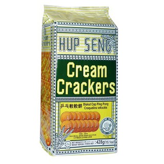 แครกเกอร์ครีมปิงปอง Hup Seng Cream Crackers 428 g.