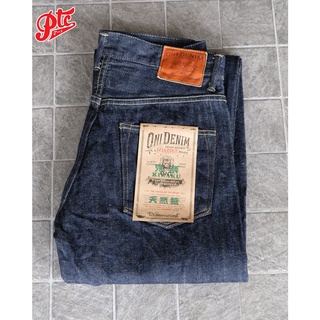 กางเกงยีนส์ ONI DENIM ONI-202-KIRAKU 12OZ NATURAL INDIGO KIRAKU