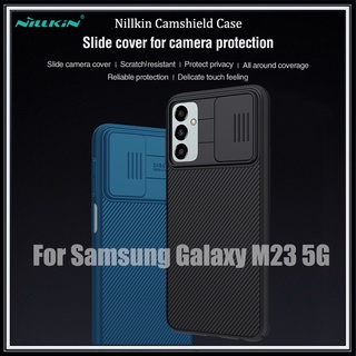 Nillkin เคสโทรศัพท์มือถือ PC แข็ง ป้องกันเลนส์กล้อง แบบสไลด์ หรูหรา สําหรับ Samsung Galaxy M23 5G