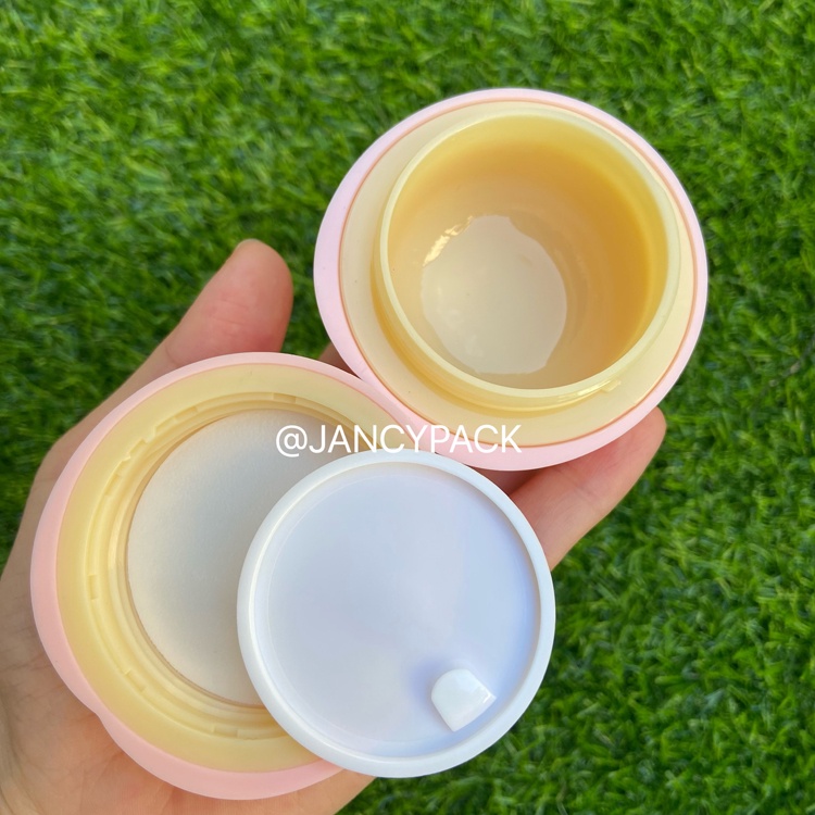 Jancy PACK กระปุกเปล่า สําหรับใส่ครีมบํารุงผิวหน้า ลิปบาล์ม ผลไม้ เลม่อน พีช 30 กรัม