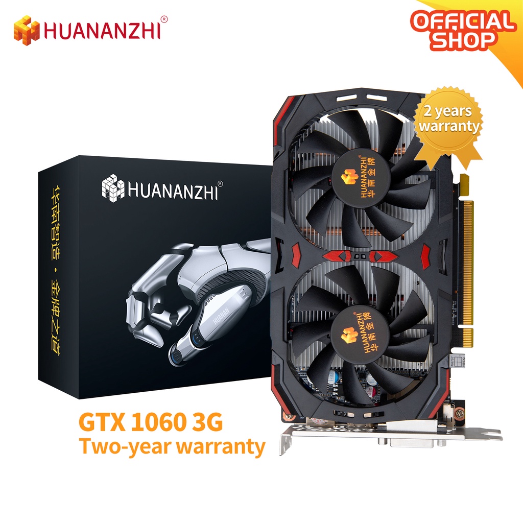 HUANANZHI GTX 650 750 960 970 980 1060 TI 2G 3G 4G Graphics GDDR5 DVI VGA HDMI-Compatibl Video Cards Geforce Game Comput
