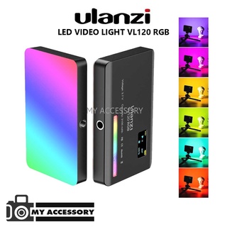 ULANZI LED VIDEO LIGHT VL120 RGB ไฟพกพา ไฟติดหัวกล้อง ไฟขนาดเล็ก ไฟ LED