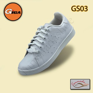 รองเท้า GIGA GS03 รองเท้าผ้าใบผู้หญิงสีขาว