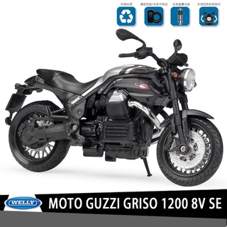 รถมอเตอร์ไซค์ 1:18 Moto Guzzi Griso 1200 8V SE [Welly]