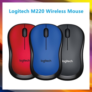 Logitech M220 Wireless Silent Mouse, Noiseless Productivity.เมาส์ใบ้ไร้สาย（China version M220 same with M221)เม้าส์เงียบ