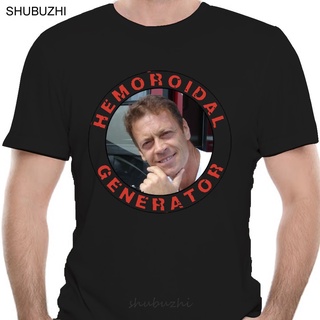 แฟชั่น♠ผู้ชาย T เสื้อเสื้อยืด Hemoroidal Generator ล้อเลียน Rocco Siffredi สีขาวเสื้อผู้หญิงเสื้อยืดผลิตภัณฑ์