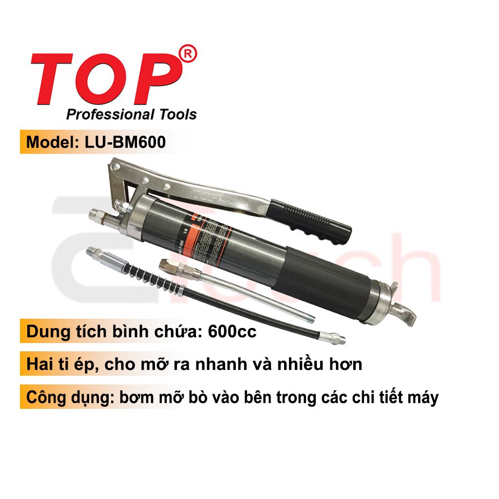 ปั๊มอัดจารบี 600cc (2 Ti) TOP - LU-BM600