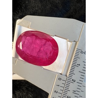 synthetic corundum pinkbRubyv10x14mm 1 pieces