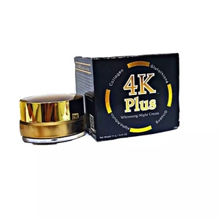 ของแท้ 4K Plus Whitening Night Cream ครีมบำรุงหน้า 4 เคพลัส โปรโมชั่นพิเศษ