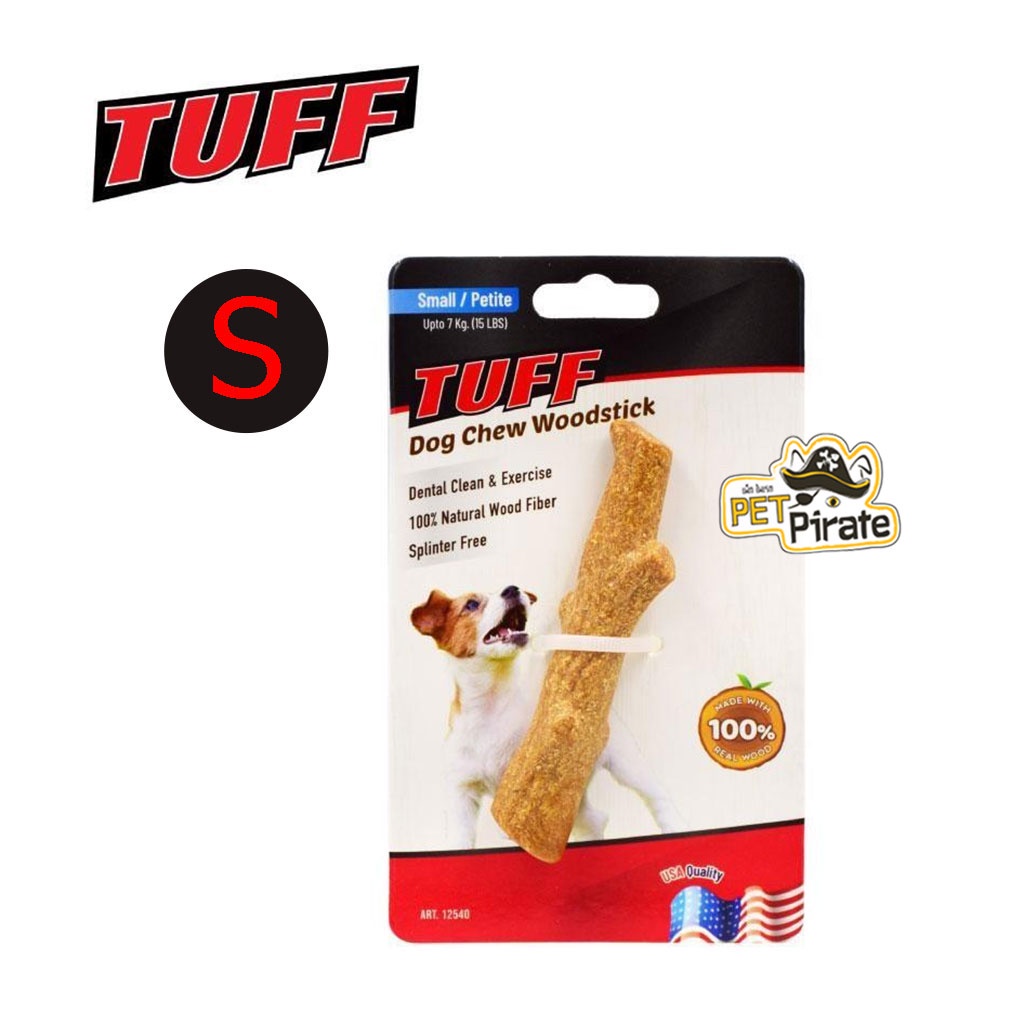 TUFF Dog Chew Woodstick ของเล่นสุนัข ของเล่นกิ่งไม้ ขัดฟันธรรมชาติ ช่วยขัดฟัน ลดกลิ่นปาก ของเล่นหมา ยับยั้งคราบแบคทีเรีย