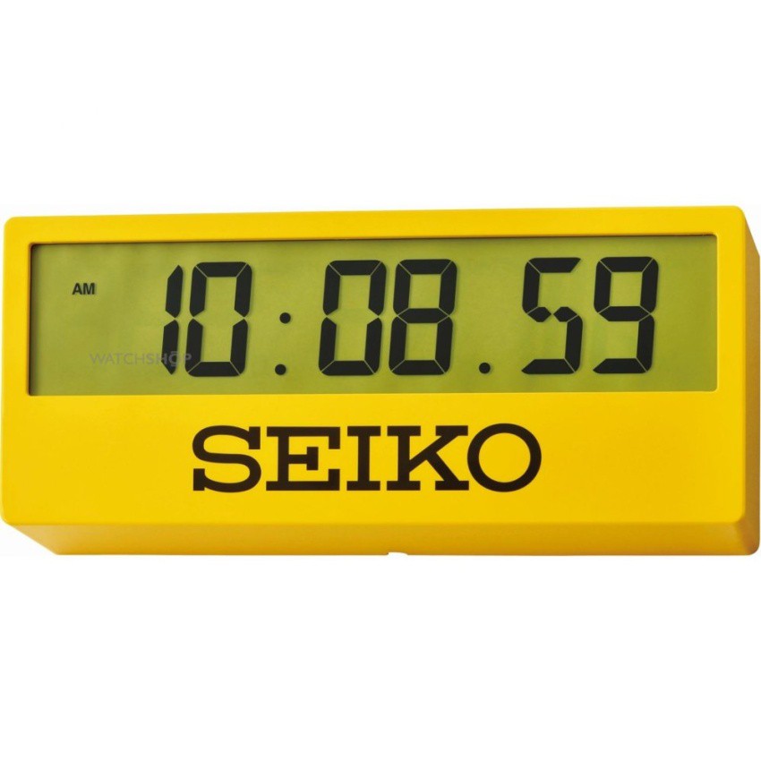 SEIKO Alarm Clock QHL073Y นาฬิกาปลุกดิจิตอล
 เลือกตั้งโต๊ะหรือแขวนผนัง