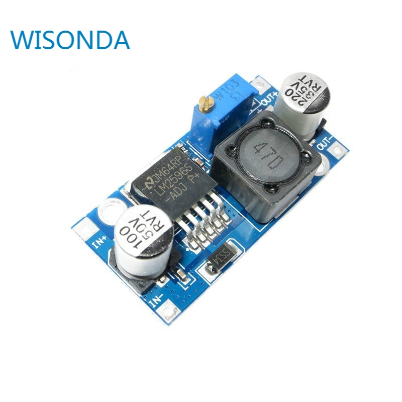 (1-5PCS)LM2596 LM2596S ADJ โมดูลจ่ายไฟ DC-DC Step-down mo...