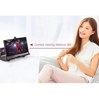 3D Video Amplifier 10 inch ขยายจอ จอขยาย 3D โทรศัพท์ 10 นิ้ว บาง พกพาสะดวก สุ่มสี