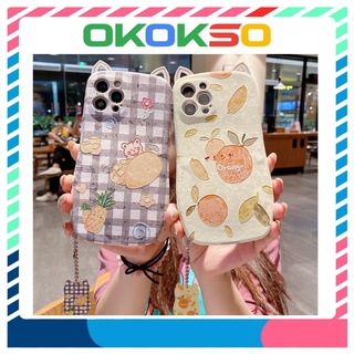 เคสโทรศัพท์มือถือลายหมีมะม่วงน่ารักสําหรับ Oppo Reno6, Reno5 5G, Reno5 Pro, A53/A32, A9 2020/A5 2020/A11, R17,A72