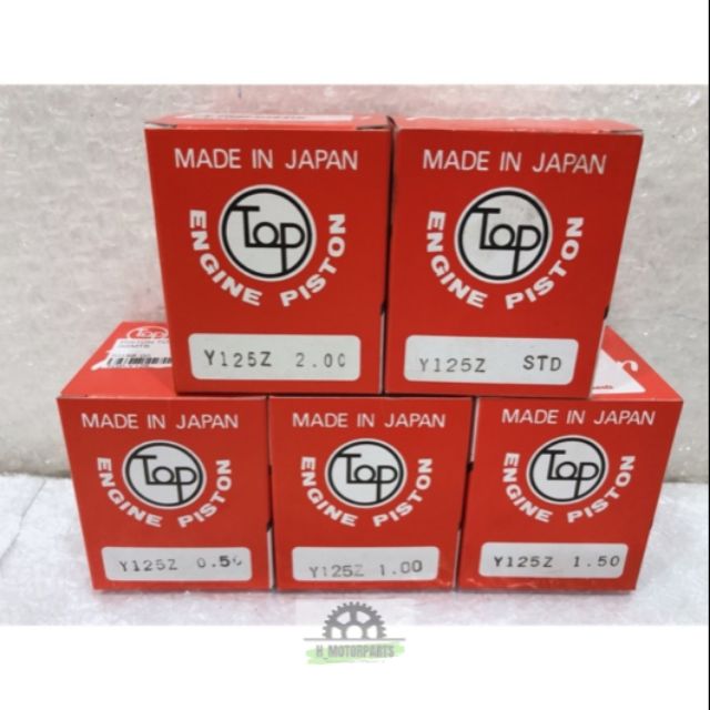 ลูกสูบ TOP & แหวนลูกสูบ NPR Y125Z เทคโนโลยีญี่ปุ่น STD/0.25/0.050/0.75/11.00/1.25/1.50/1.75/2.00 Y12