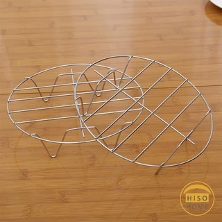 ขาตะแกรงสแตนเลส อุปกรณ์เสริม ขาตั้งสแตนเลส สำหรับหม้อทอดไร้น้ำมัน Single layer steaming rack