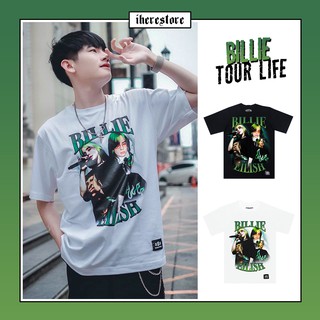 เสื้อทัวร์สกรีนลาย BILLIE Bootleg T-Shirt เสื้อยืดผู้ชาย Oversize เสื้อยืดลาย เสื้อวง เสื้อยืดวง | Badcompany tourlife