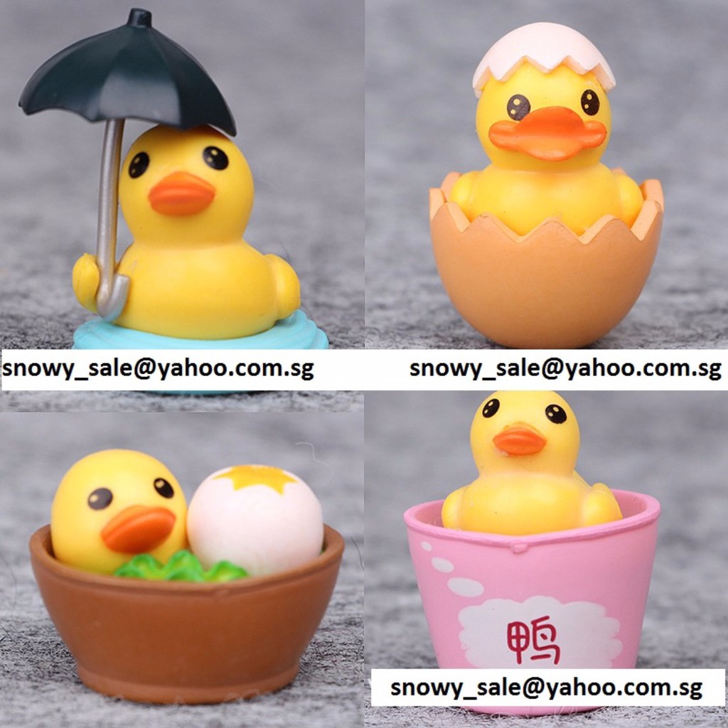 Duck Design Cute Cake Toppers / ตุ๊กตา (ชุด A 4 ชิ้น)