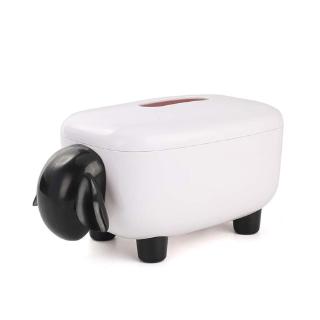 yoodada 1pc Sheep Shape Facial Tissue Box Cover  Paper Towel Dispenser Napkin Holder Organizer