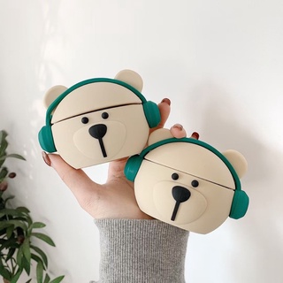 เคสซิลิโคนนิ่ม ลายการ์ตูนหมี 3D กันกระแทก สําหรับ Airpods 1 2 3 pro 2 pro2 I13 pro Inpods 3 13 12 I12 I11 I9S I23 Airpods3