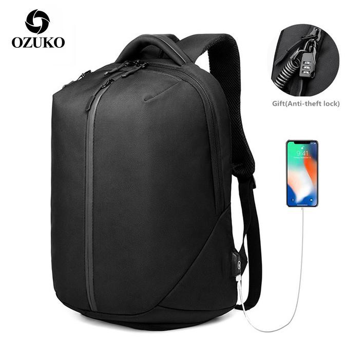 OZUKO Multifunctional Laptop Backpack Anti thief School Bag Splashproof Travel bag oExL