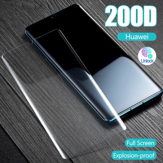 Huawei P30 Lite P40 Pro Mate 20 30 Nova 7i ฟิล์มกระจกนิรภัยเต็มจอ